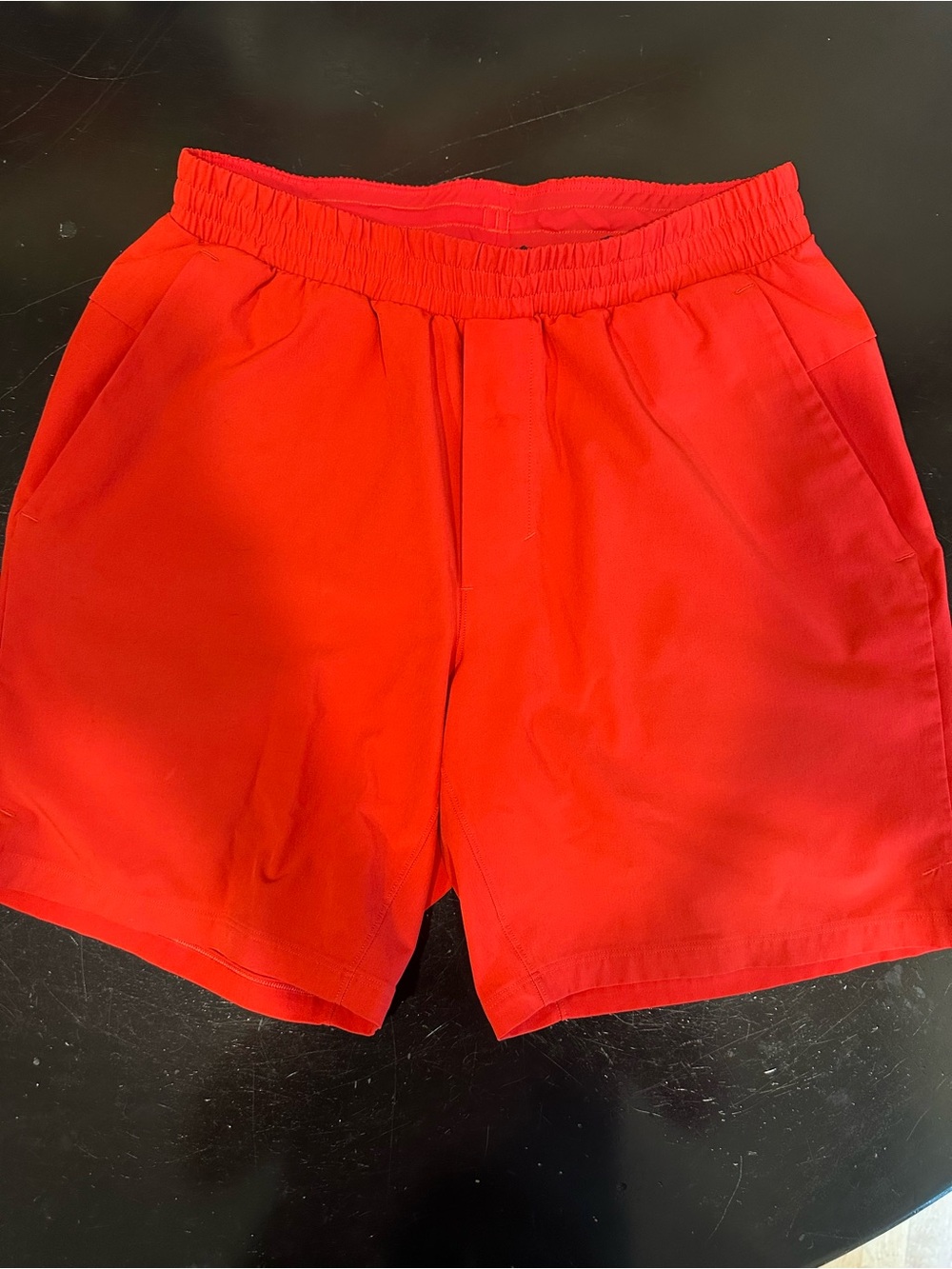 lululemon athletica Men's Red Channel Cross swim shorts